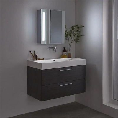 کابینت حمام ضد آب 1460 کیلوگرم / M3 ، کمد لمینیت HPL با آینه